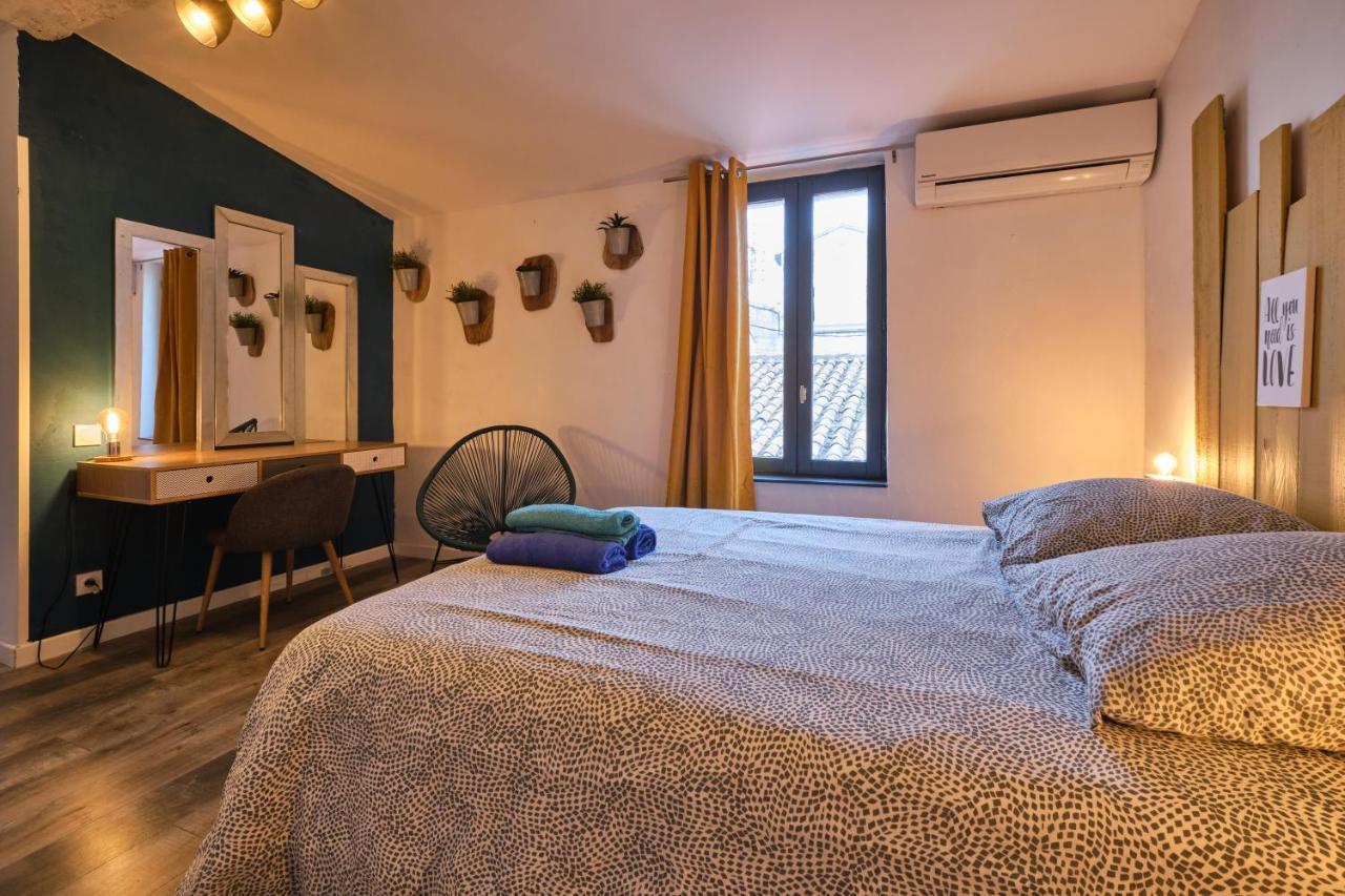 Melina - Jacuzzi - Maison Avec Cour Climatisee Proche Cite Medieval Carcassonne Luaran gambar