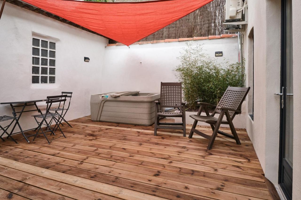 Melina - Jacuzzi - Maison Avec Cour Climatisee Proche Cite Medieval Carcassonne Luaran gambar